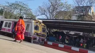 Dhakuria station train and station aria adventure video 
