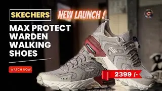 Skechers Max Protect Warden Water Repellent Shoes Men SN237302-CCRD #skechersmaxprotect #skechers