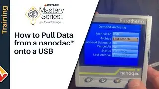 How to Pull Data (Demand Archive) from a Eurotherm nanodac&trade; onto a USB Flash Drive