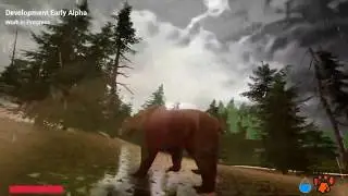 WIP Animal Surival Game - Dynamic Weather Update: Wetness testing