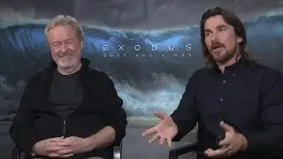 Exodus: Gods and Kings: Ridley Scott, Christian Bale ​& Aaron Paul Talk Bringing The Movie To Life