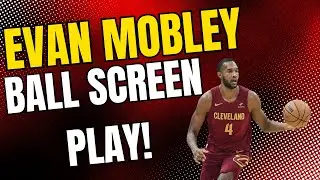 Evan Mobley Ball Screen Play!