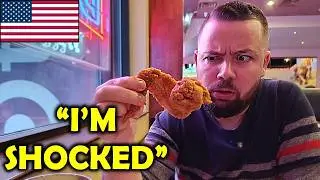 European Tries American Fried Chicken for the First Time!