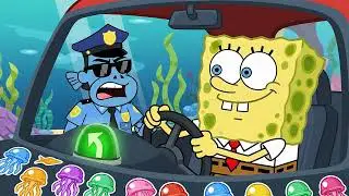 SpongeBob Gets Pulled Over By The Police and Hits Thugshake