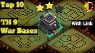 Top 10 TH 9 War Bases | Clash of Clans