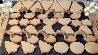 Figuras Navideñas🎄 con masa SABLE,para canapés,entrantes, aperitivos,muy fácil de hacer,riquísima,🤗
