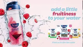 Tetley Cold Infusions - add a little fruitiness to your water, today!