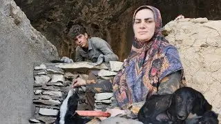 Cave-Dwelling Mother Sacrifices Everything To Save Stray Dogs
