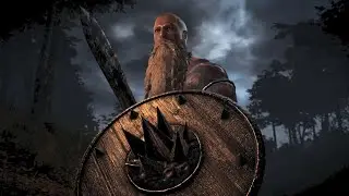 Skyrim Viking mod: Викинг, броня, меч, гриб.