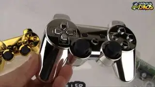 PS3 Gold Chrome, Chrome, Gunmetal, Clear - Modded Controllers - Controller Chaos