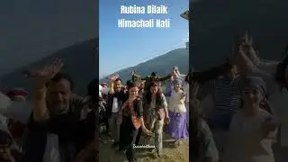 Rubina Dilaik Himachali Nati,Himachali Dance By Rubina Dilaik | Vicky Chauhan Songs | Himachali Song
