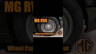 Замена колпачка колеса MG RV8 #классическиеавтомобили #реставрацияклассическихавтомобилей #mgrv8