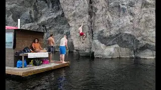 2024-06-30 Deep Water Solo in Punkaharju