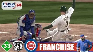 MLB 14: The Show (PS4) Chicago Cubs Franchise - EP33 (World Series vs A's Game 1)
