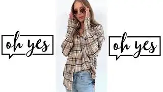 Koszula bawełniana Bianca oversize z kołnierzykiem w kratę beżowa