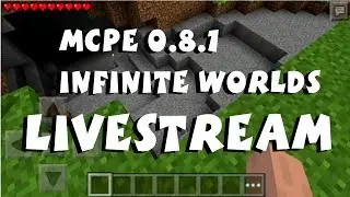 Minecraft Pocket Edition 0.8.1 Infinite Livestream on LBSG Servers