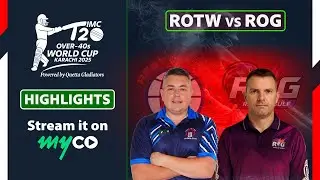 Full Match Highlights | Rest Of the World VS Rest Of Gulf | IMC Over-40s T20 World Cup 2025