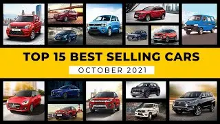 Top 15 Best Selling Cars In India In Oct 2021 | Alto, Baleno, Nexon, Punch, Dzire, Brezza, Creta