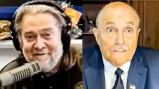 Steve Bannon Humiliates Shocked Rudy Giuliani During Interview