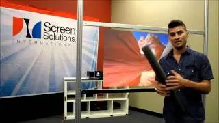 Rear Projection Film Application