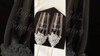 Personalized Wedding Gift from Elena Honch #wedding #bridetobe #weddinggift #personalizedgifts