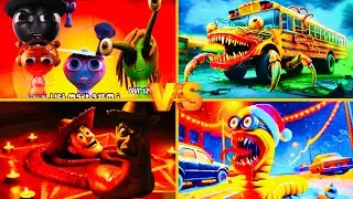 Incredibox Sprunki 🆚 School Bus 🆚 Woody 🆚 Santa Minion Monster &ndash; Tiles Hop EDM Rush