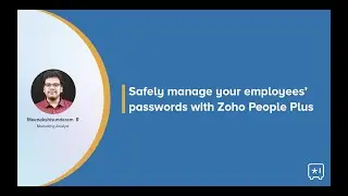 Safely manage your employees' passwords with Zoho People Plus | Zoho Vault