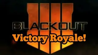 Getting my first victory royale the day I start playing!!! (Bo4 Blackout)