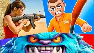 Crazy Cop: Fighting Games | Gun Girl: War Shooting Games | Runofstone