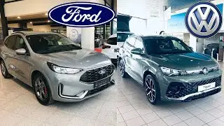 2024 VW TIRGAN R line VS 2024 FORD KUGA St line #carreview #fordkuga #vwtiguan #kuga #vw #ford #suv