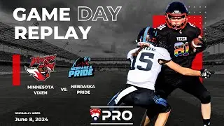 Minnesota Vixen Dominate Nebraska Pride | 34-0 Shutout Victory! 🏈🔥