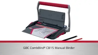 GBC CombBind&reg; CB15 Manual Binding Machine - Product video (EN)