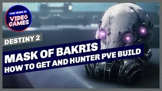 How to get Mask of Bakris (Exotic Hunter Helmet) Plus Stasis Hunter PVE Build in Destiny 2