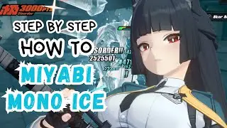Step by step How to Miyabi Mono ice 