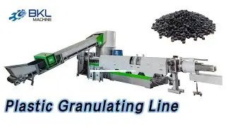 LDPE Plastic Granulating Line 600Kg / H Die Face Hot Cutting Automatic