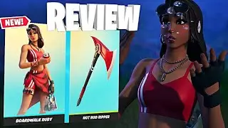 *NEW* BOARDWALK RUBY + HOT ROD RIPPER PICKAXE GAMEPLAY & REVIEW IN FORTNITE!