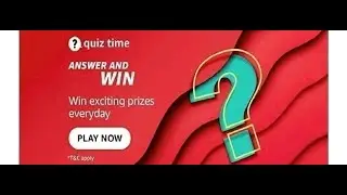 🎁 Amazon Quiz Answers Today 10 Jan 2022 &mdash; Win ₹5,000