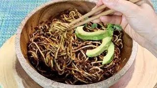 RECETAS CRUDIVEGANAS. PASTA  MARINADA | CENA Y ALMUERZO SALUDABLE