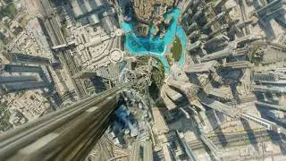 FPV Dive Burj Khalifa Top to Bottom - Andr&eacute; Larsen