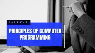 # PRINCIPLES OF #PROGRAMMING[2021] BASIC CODING PRINCPILES