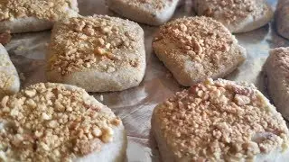 How to make cashew cookies |cashew biscuit recipe |melt in mouth cashew  biscuit