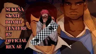 SUKUNA SKATE BOARD TEXTURE BULLY &AElig;