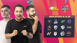 🔴COPA FF COM FORA DA SAFE - GRUPOS A x B 🔴#FREEFIRE