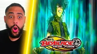GINGKA VS KYOYA ROUND 2! FIRST TIME WATCHING BEYBLADE METAL FUSION EP 10 REACTION