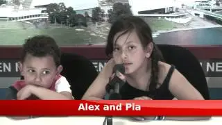 Alex and Pia - 7 News Experience