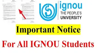 🔥Важное объявление для всех студентов IGNOU