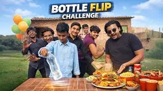 Funny Bottle Flip Challenge 😂 | Eat Unlimited 🍕