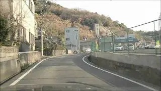 呉市休山の周囲を一周　2011.01.10(車載動画)