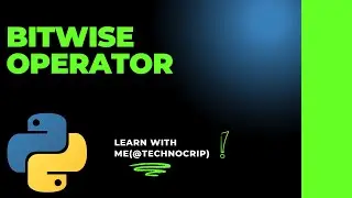 #vlog29 Bitwise operator in Python Programming