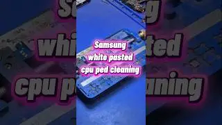 Samsung white pasted cpu pad cleaning #mobilerepairing #repair #smartphone